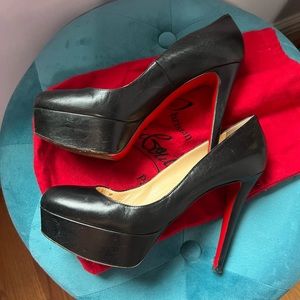 Christian Louboutin Bianca 120 Leather Pumps